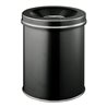 Durable Papierkorb safe rund Schwarz 15l