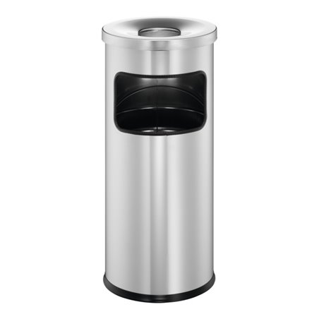 Durable Papierkorb safe mit Ascher Silber 17l
