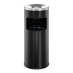 Durable Papierkorb safe mit Ascher Schwarz 17l