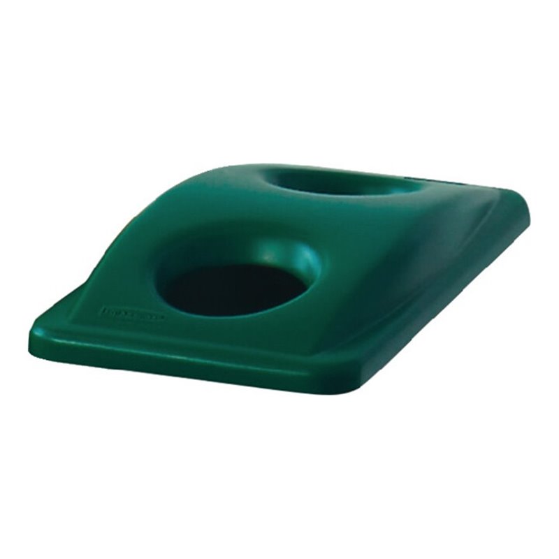 Deckel PE grün B290xT520mm Wertstoffsammler 60l f.Flascheneinwurf RUBBERMAID