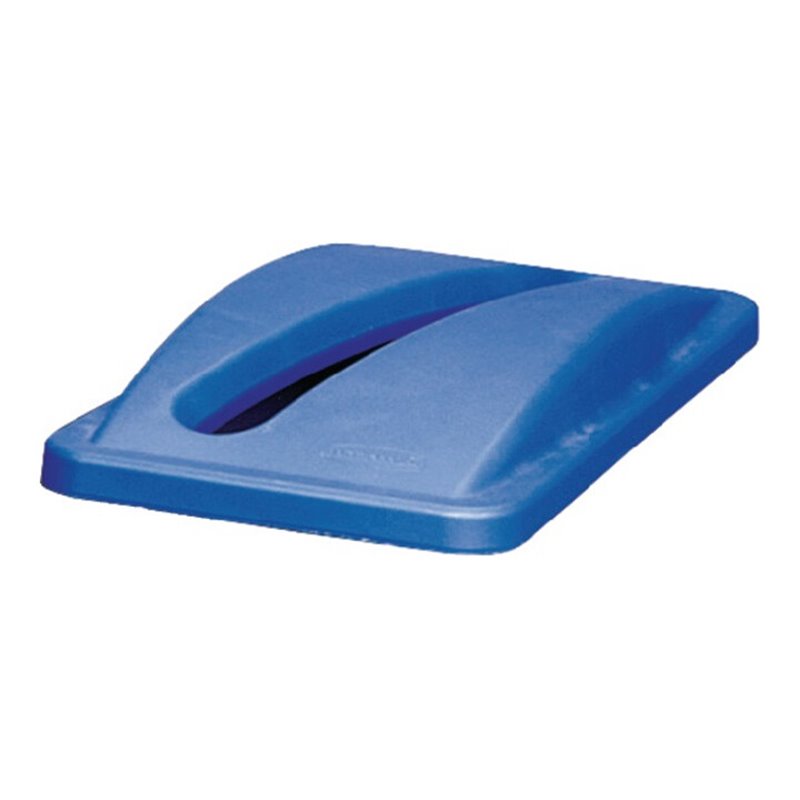 Deckel PE blau B290xT520mm Wertstoffsammler 60l f.Papiereinwurf RUBBERMAID