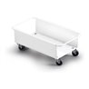 Durable Abfallbehälter DURABIN TROLLEY 60l weiss
