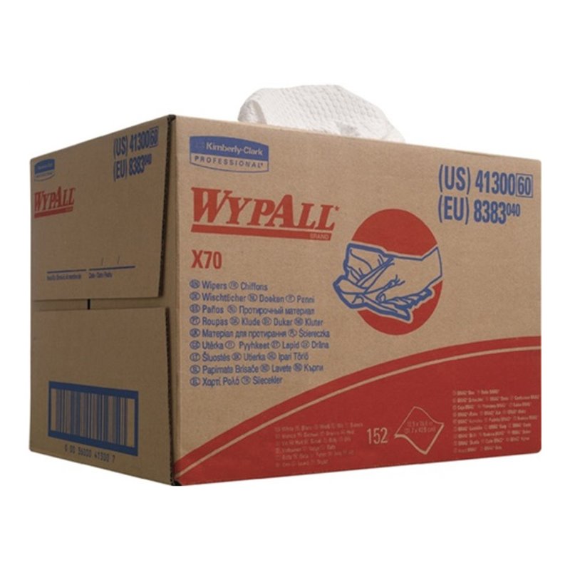 Putztuch WYPALL X 70 8383 L427xB318ca.mm weiß Rl.