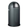 Wesco Abfallsammler Pushboy 50l graphit H.755xD.390mm Einsatz a.Stahl