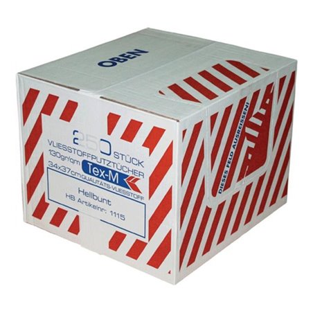 Putztuch Vlies hellbunt 130g/m² L.370xB.340mm lösemittelbest.