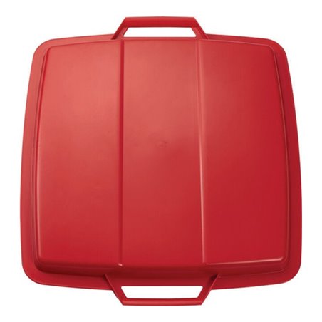 GRAF Deckel f.Abfallsammler 90l rot Kunststoff