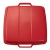 GRAF Deckel f.Abfallsammler 90l rot Kunststoff