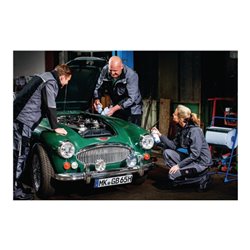 Putztuch WK20 2lagig blau L.380xB.380mm 500Abrisse