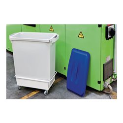 Durable Wertstoffsammler 60l grau H600xB280xT590mm