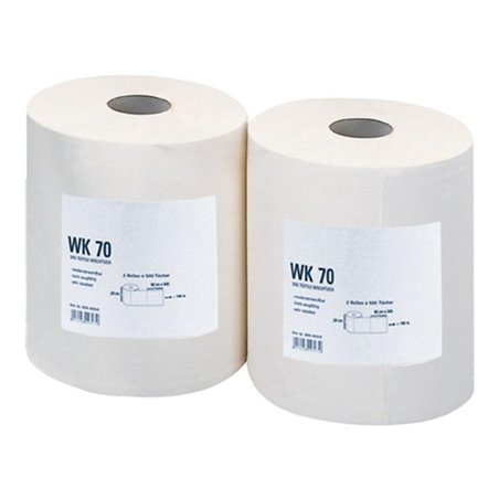 Putztuch WK70 weiß reißfest L.380xB.290mm 500Abrisse