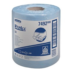 Putztuch WYPALL L10 EXTRA 7492 L380xB185ca.mm blau 1-lagig,perforiert,RCS