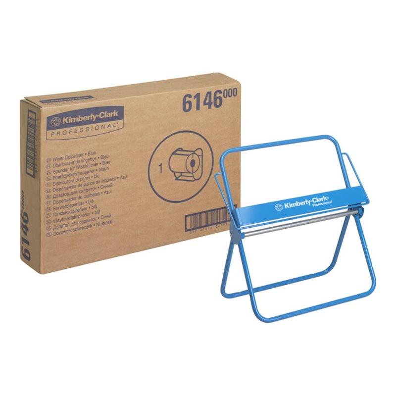 Kimberly-Clark Professional wandmontierter Spender für Großrollen, Blau