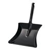 Kehrschaufel m.Düllgriff MET schwarz lack.Bl.L230xB260mm