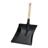 Kehrschaufel m.Holzgriff MET schwarz lack.Blatt-L.220xBlatt-B.230mm