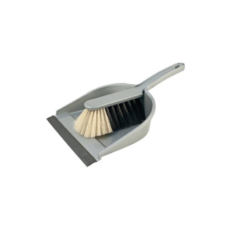 Sorex Kehrgarnitur Handfeger u.Kehrschaufel silber