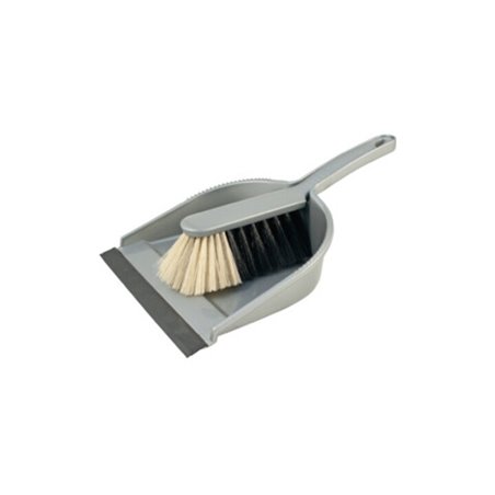 Sorex Kehrgarnitur Handfeger u.Kehrschaufel silber