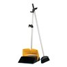 Vermop Kehrset Stiel mit Schaufel und Besen montiert anthrazit/gelb