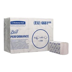 Handtuch 1lagig weiss 6661 L.315xB.215mm 2700 Tücher/VE