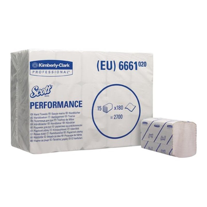 Handtuch 1lagig weiss 6661 L.315xB.215mm 2700 Tücher/VE