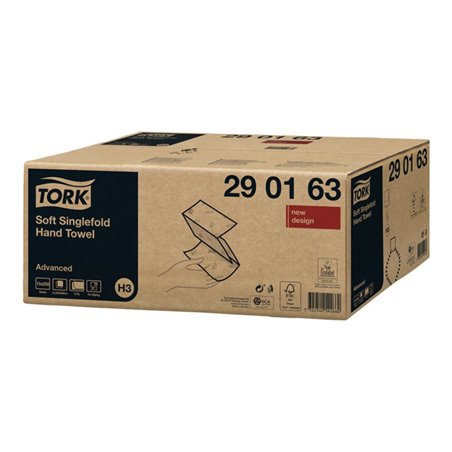 Handtücher TORK 2-lagig,Dekorprägung weiß L230xB250ca.mm 3750 Tücher/VE