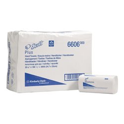 Handtücher 6606 1-lagig,geprägt hochweiß L230xB247ca.mm 3600 Tücher/VE