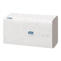 Handtücher TORK 2-lagig,weich,advanced weiß L260xB210ca.mm 3780 Tücher/VE