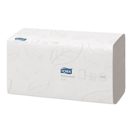 Handtücher TORK 2-lagig,weich,advanced weiß L260xB210ca.mm 3780 Tücher/VE