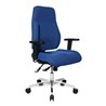 Topstar Bürodrehstuhl blau Lehnen-H.600mm Sitz-H.430-510mm ohne Armlehnen