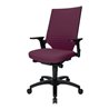 Topstar Bürodrehstuhl aubergine m.Autosynchrontechnik Sitz-H.420-550mm mit Armlehnen