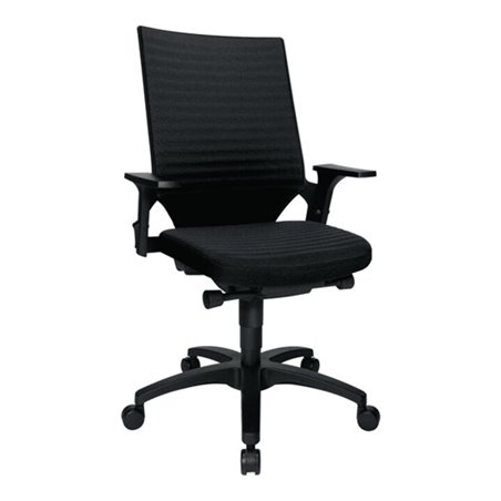Topstar Bürodrehstuhl schwarz m. Autosynchrontechnik Sitz-H.420-550mm mit Armlehnen