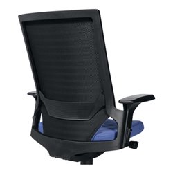 Topstar Bürodrehstuhl blau m.Autosynchrontechnik Sitz-H.420-550mm mit Armlehnen