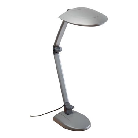 Schreibtischleuchte Ku.schwarz/anthrazit Standfuß Tischklemme Energiesparleuchte
