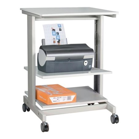 PC-Arbeitstisch fahrbar lichtgrau H670xB600xT500mm