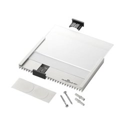 Durable Tür-/Infoschild B149xH105,5mm Sichtfenster Acryl Rückenteil Alu.