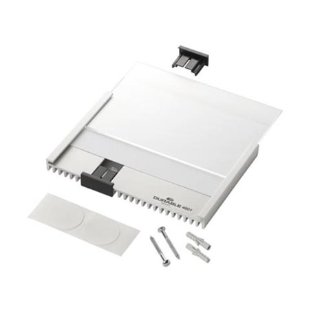Durable Tür-/Infoschild B149xH105,5mm Sichtfenster Acryl Rückenteil Alu.