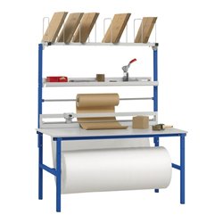 Packtischset B1600xT800xH2205mm Aufbauten Variante 2