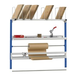 Packtischanbausystem f.Packtischbreiten 1600 u.2000mm Variante 2 HÜDIG & ROCHOLZ