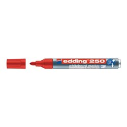 Edding Boardmarker 250 rot Rundspitze abwischbar Strichbreite ca.1,5-3mm