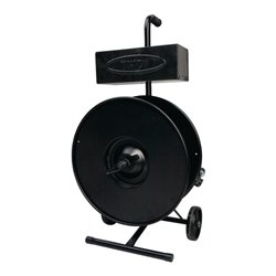 Bandabroller PES-Umreifungsband fahrbar f.Kern-D.76mm