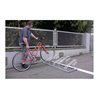 WSM Fahrradbügelparker 1-seitig spitz zulaufend mit 5 Radständen 90 Grad fertig verschweißt