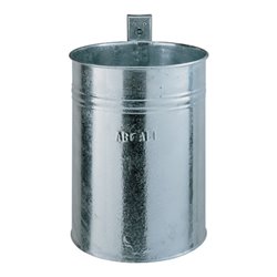 Abfallbehälter H430xØ330mm 35l verz.RENNER