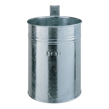 Abfallbehälter H430xØ330mm 35l verz.RENNER