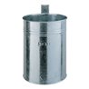 Abfallbehälter H430xØ330mm 35l verz.RENNER