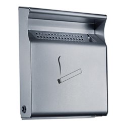 Wesco Wandascher lack.Stahlblech H.285xB.232xT.62mm wetterfest