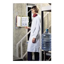 Wandhalterset 2x10 Sichttafeln farbig sortiert PVC-Folie m.Rahmen2St/KT TARIFOLD