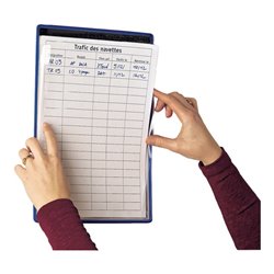 Tarifold Sichttafel DINA4 m.Magnet blau gerahmt