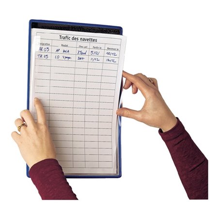 Tarifold Sichttafel DINA4 m.Magnet blau gerahmt