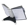 Durable Tischständer m.10 Sichttafeln DINA4 m.Profilrahmen Ständer PP anthrazit/grau