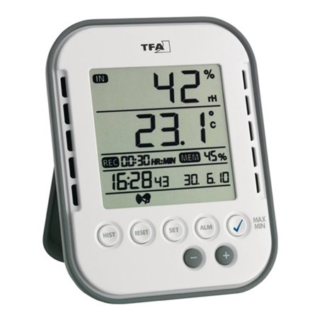 Dostmann Thermo-Hygrometer digital für innen, H.107xB.83xT.21 mm