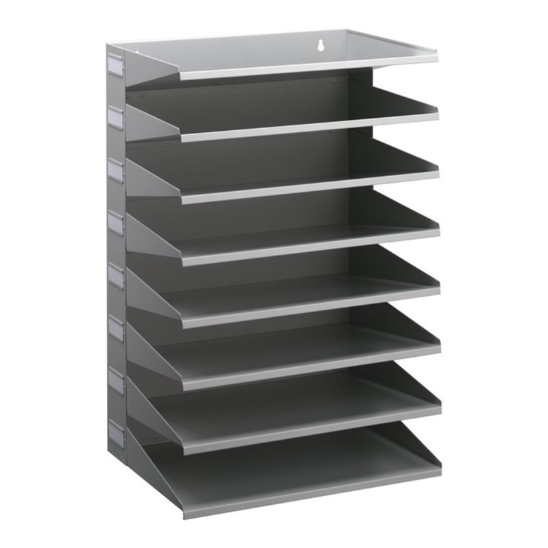 Durable Sortierreck 8-tlg. Grau